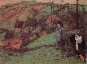 Paul Gauguin Brittany shepherd Germany oil painting artist